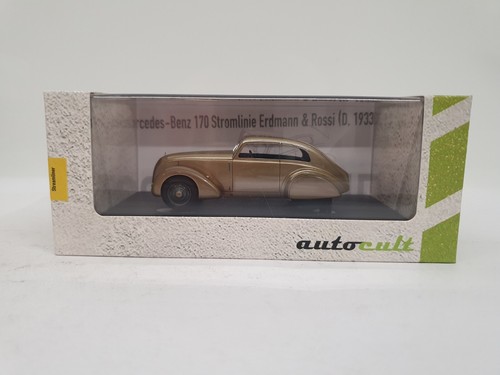 1/43 MERCEDES-BENZ 170 STROMLINIE ERDMANN & ROSSI 1933 AUTOCULT 04040 NO ILARIO - Picture 8 of 8