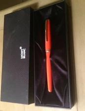 Montblanc Generations Fountain Pen Orange & Gold In Box X F Pt W Converter Mint*