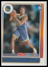 2021-22 Moses Moody Rookie Panini Hoops Basketball RC #229 Golden State Warriors