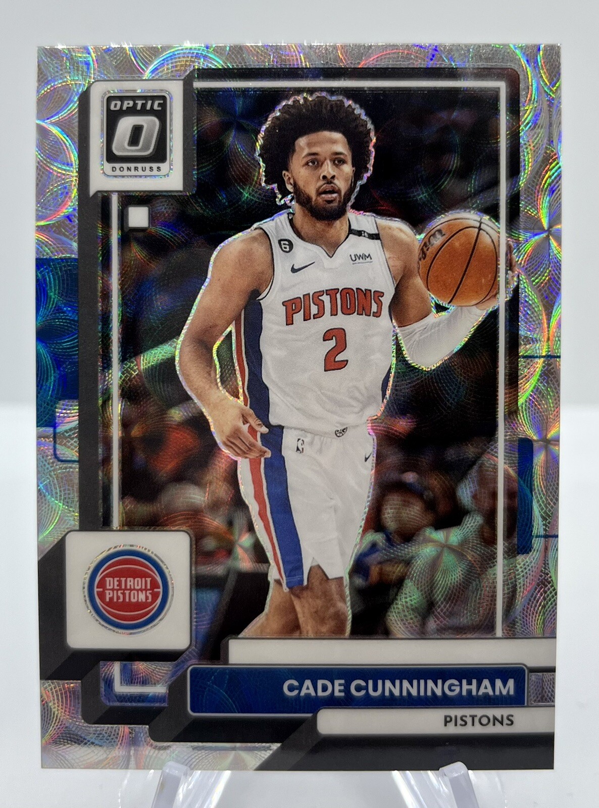 2022-23 Donruss Optic Cade Cunningham #92 Premium Box Set Scope /249 SP Pistons