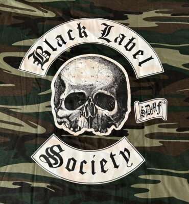 BLACK LABEL SOCIETY Worldwide Concert Tour T-Shirt XL Camouflage
