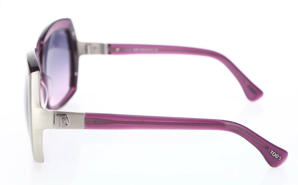Gafas de sol Tod's 164492 para mujer TO 57 78B púrpura plata gris degradado ovaladas 59 mm Foto 4 de 4