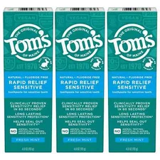 Fluoride-Free Toothpaste for Sensitive People with Fast Relief, Mint