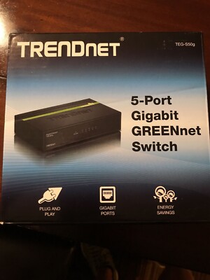 TRENDnet TEG-S50G 5-Port Gigabit GREENnet Switch
