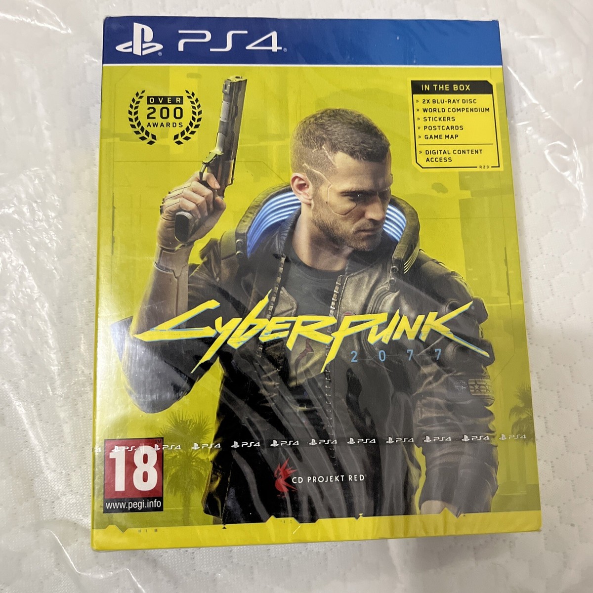 Cyberpunk 2077 Ps4 2 Blu Ray Disc Digital Content Access Word