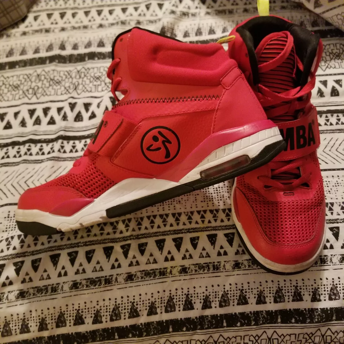 Zumba Court Air 2.0 Leather Shoes Red A1F00144. Size 10 eBay