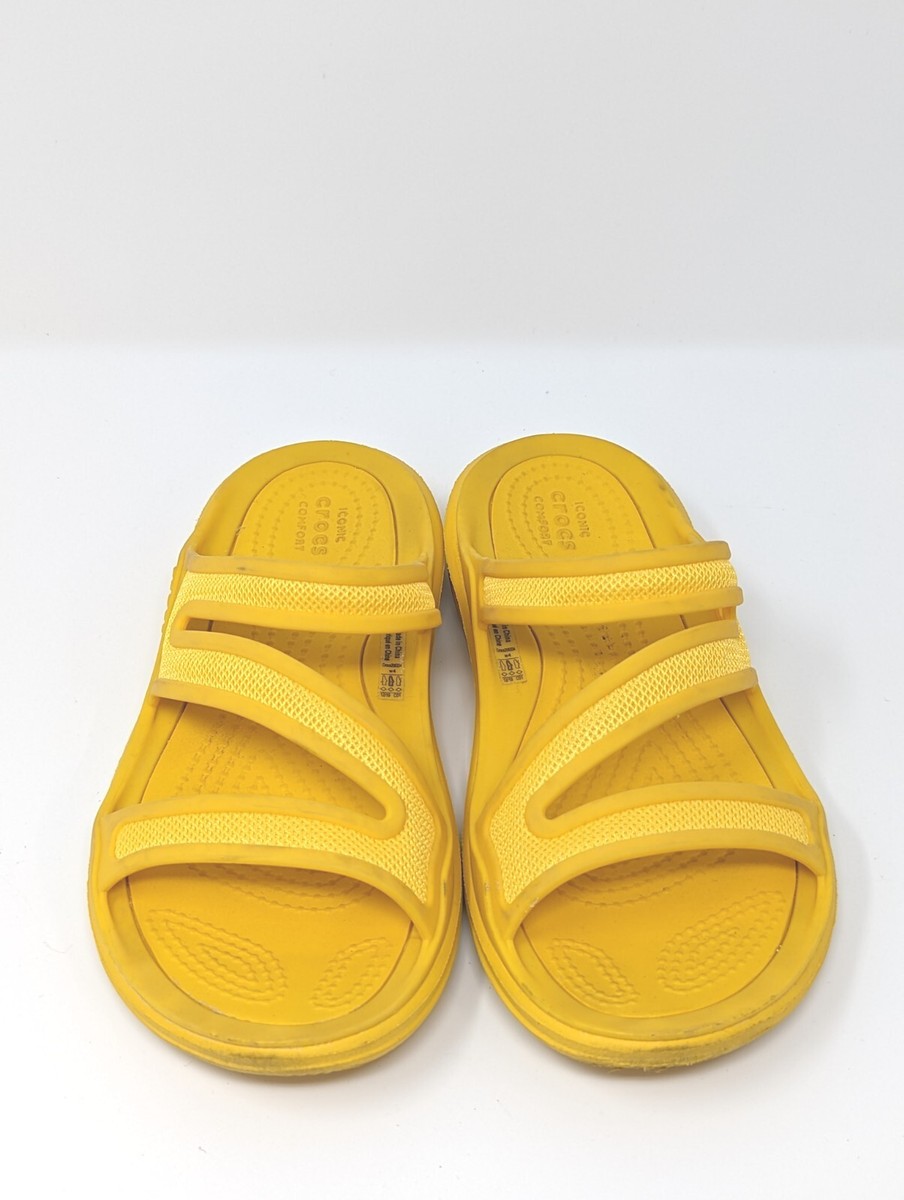 Sandals Yellow Womens Crocs Clog Sandals Yellow Crocs Size Lot Of