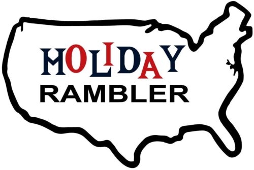 1 RV Trailer Camper Holiday Rambler Logo Decal Graphic -935-2 - Picture 1 of 1