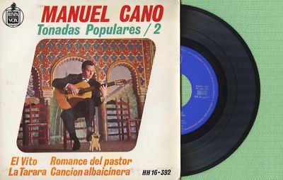 MANUEL CANO / El Vito / Spanish Guitar HISPAVOX HH 16-392 Press Spain 1963 EP EX