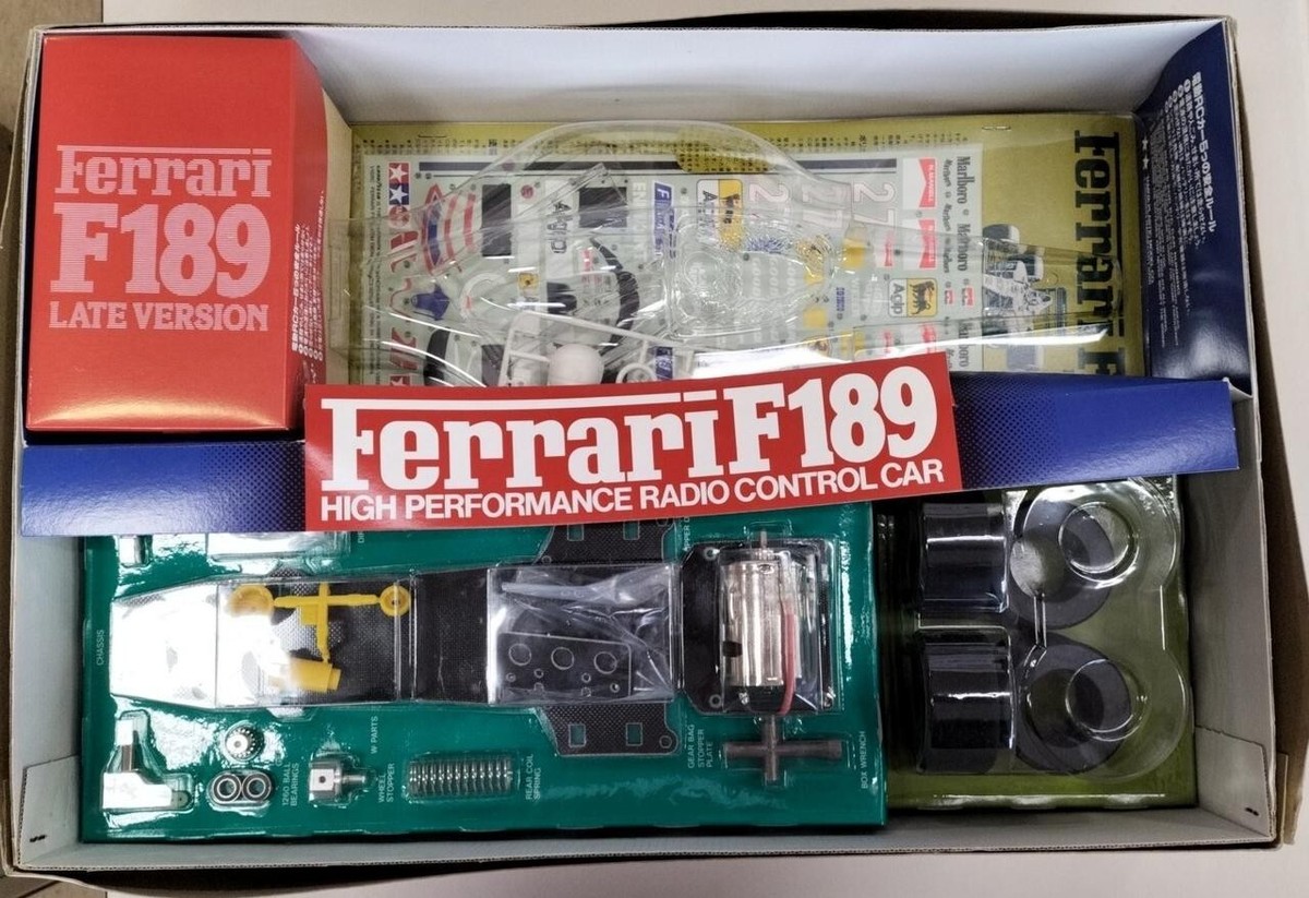 TAMIYA Ferrari F189 Late Version 1/10 Scale RC, Inner box