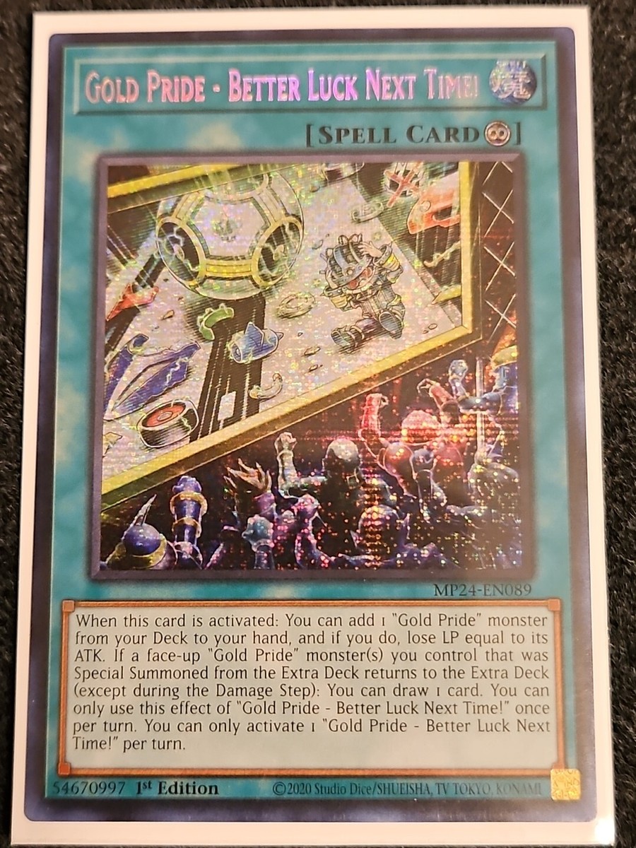 1st ed Gold Pride