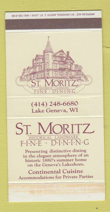 Matchbox - St Moritz Restaurant Lake Geneva WI