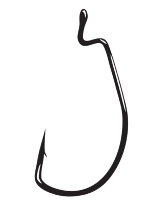 Gamakatsu Offset EWG Superline Worm Hook Bass Fishing Soft Plastic Bait Hook