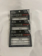 3 ARDELL Faux Mink Individuals Lightweight Eye Lashes Knot Free SHORT