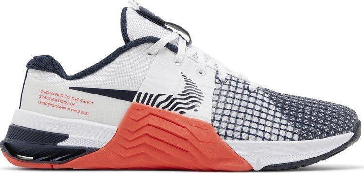 Size 9.5 - Nike Metcon 8 White Crimson Obsidian for sale online | eBay