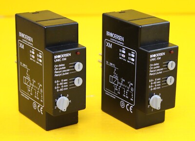 Brodersen XM-S1 Multi Function Timer Relay , 0.6-60 min , SPDT XMS1 (Pack of 2)