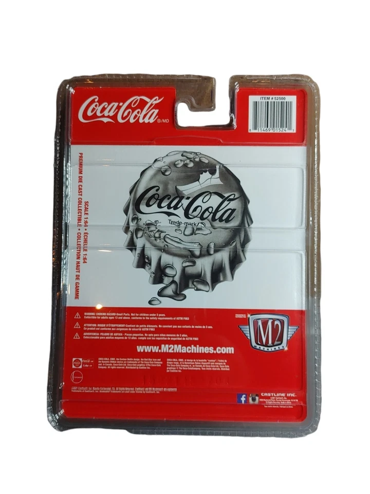 M2 Machines Coca Cola 1950 Studebaker 2R Truck A09 1:64 Limited Edition 9600 - Image 2 of 2