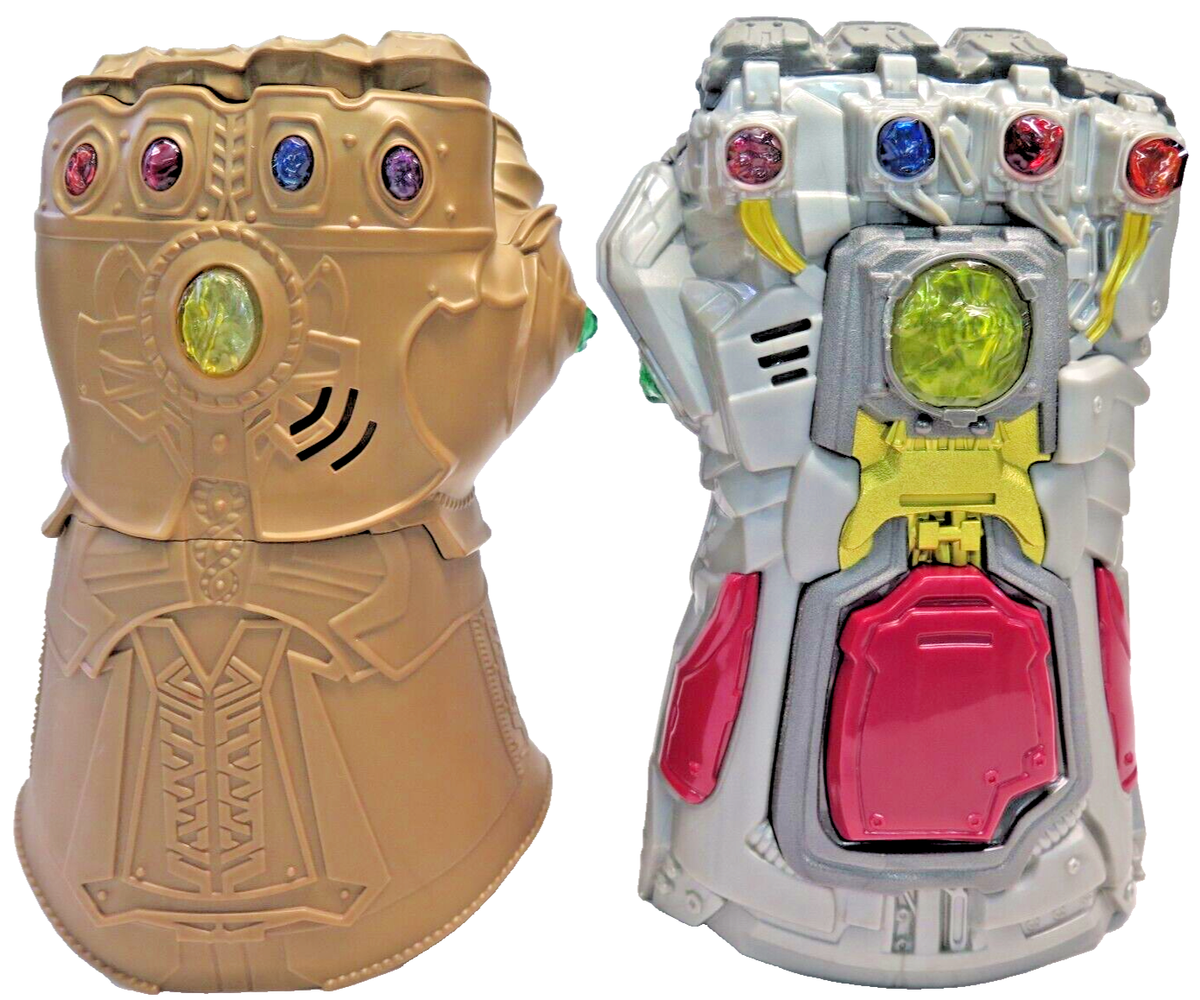 Lot Marvel Avengers Infinity Endgame Thanos Gauntlets Glove Electronic Fists