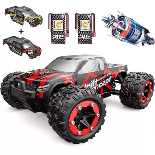 DEERC 300E 4WD Brushless RC Cars 60KM/H Off Road Car Maßstab 1:18 Monstertruck - Bild 1 von 11
