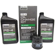 Polaris New OEM Full Synthetic Oil Change Kit PS-4, 2877473