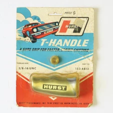 HURST USA Real 1970's Aluminum T Handle 1534813 3/8-16 Coarse NOS NEW 153 4813