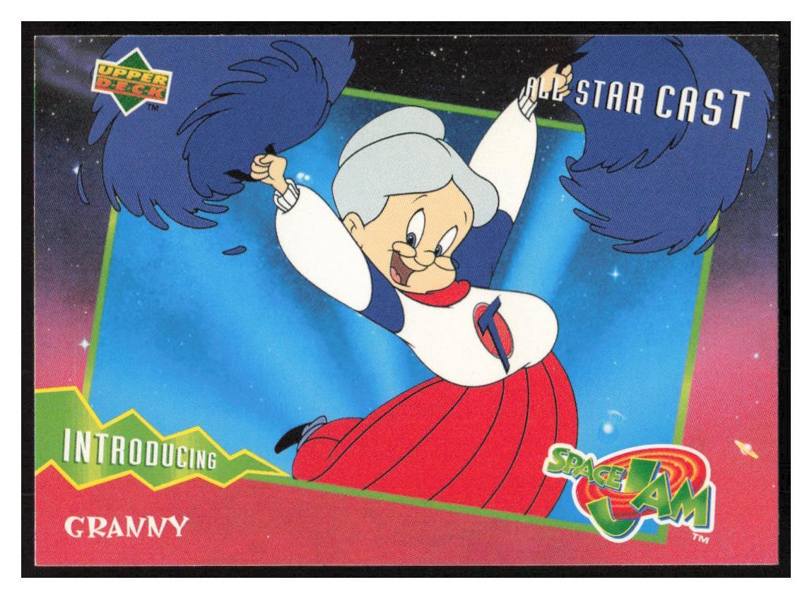 1996 Upper Deck Space Jam #9 Granny -