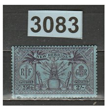 3083 NOUVELLES HÉBRIDES 1925 LOT 1 TIMBRE NEUF N* MH N° 98