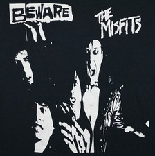 MISFITS Beware BANNER HUGE 4X4 Ft Fabric Poster Tapestry Flag album cover art