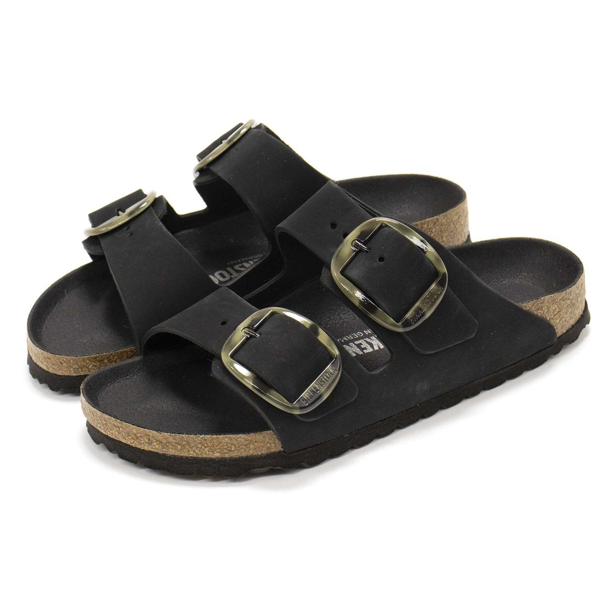 【新品2026ss】BIRKENSTOCK Arizona Big Buckle New Birkenstock Arizona Big Buckle Oiled Leather Women's Men's