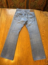 Levi 517 Mens Bootcut Jeans Light Wash Blue Denim 30x29 Classic Fit