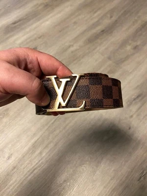 Louis Vuitton Gürtel Braun Größe 110 Leder Gebraucht Damen - Bild 1 von 3