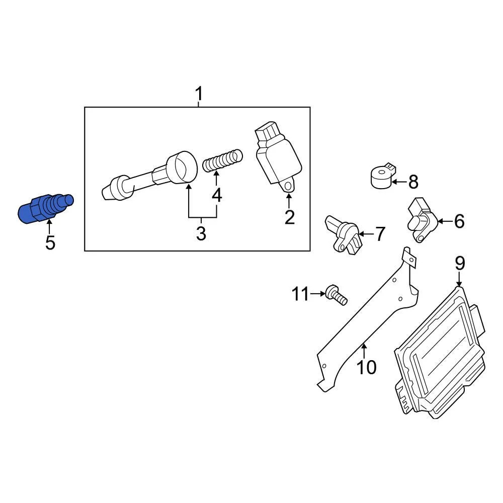 For Nissan Altima 2002-2006 Nissan 224015M016 Spark Plug
