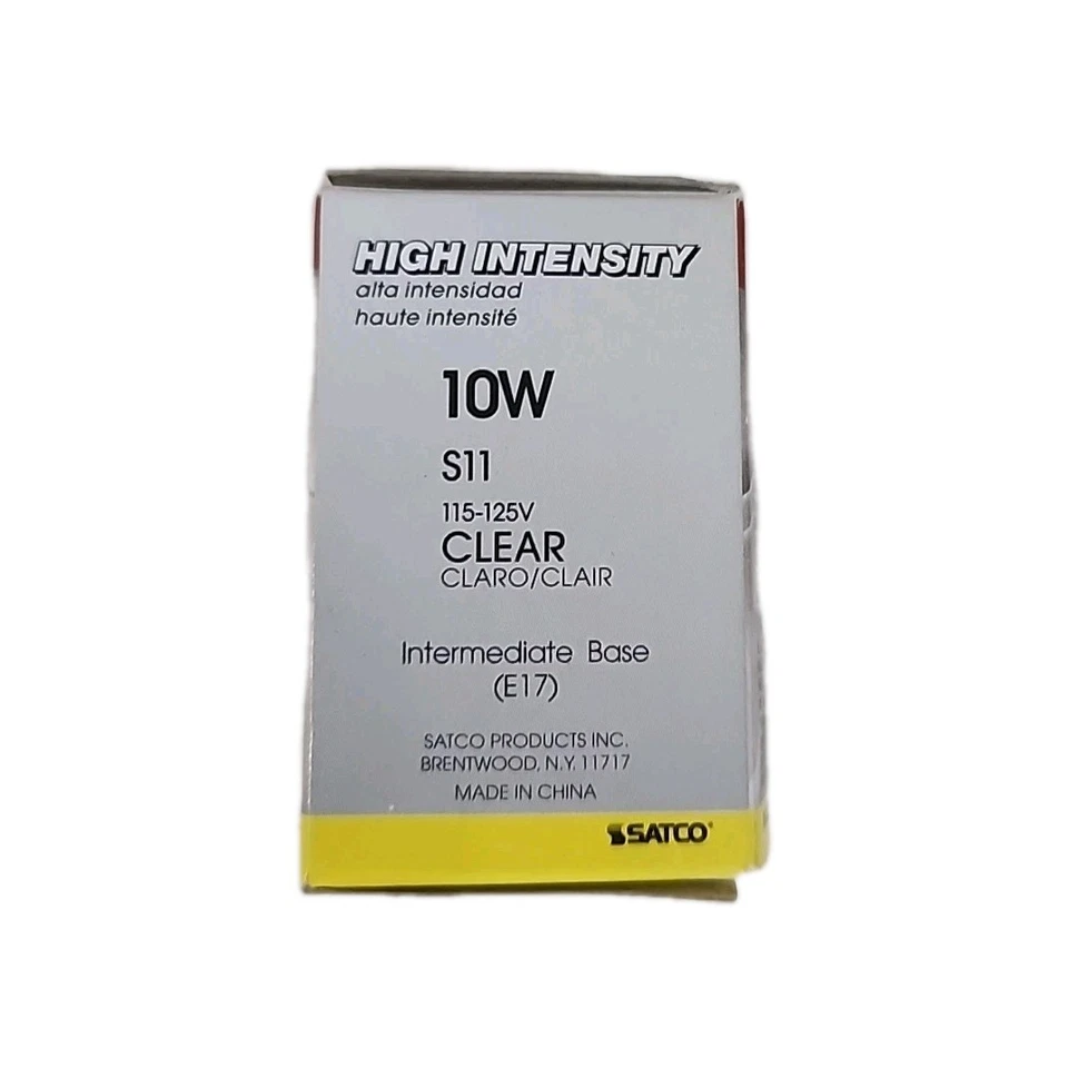 19 Satco 10S11/N - S3621 10W High Intensity Display Sign Medium Base 1500 Hours - Image 4 of 4