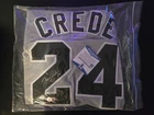 Joe Crede Signed Chicago White Sox Custom Grey Baseball Jersey (Beckett) XL