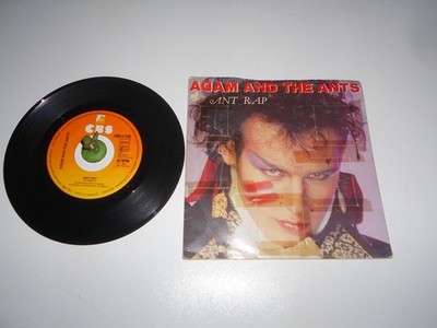 Adam and the Ants - Ant Rap (1981) Vinyl 7` inch Single Vg +++