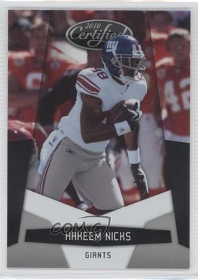 2010 Certified Hakeem Nicks #100 0b3
