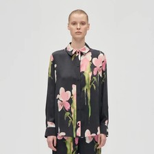 NEW Stine Goya Melting Flowers Oversized Button-Up Shirt Sz S NWT $370