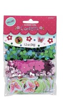 Paquete de 3 confeti decoración fiesta cumpleaños Ladybug flor mariposa jardín niña