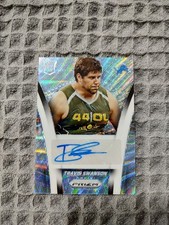 travis swanson 2014 prizm rookie wave auto lions arkansas #AR-TV 24/35