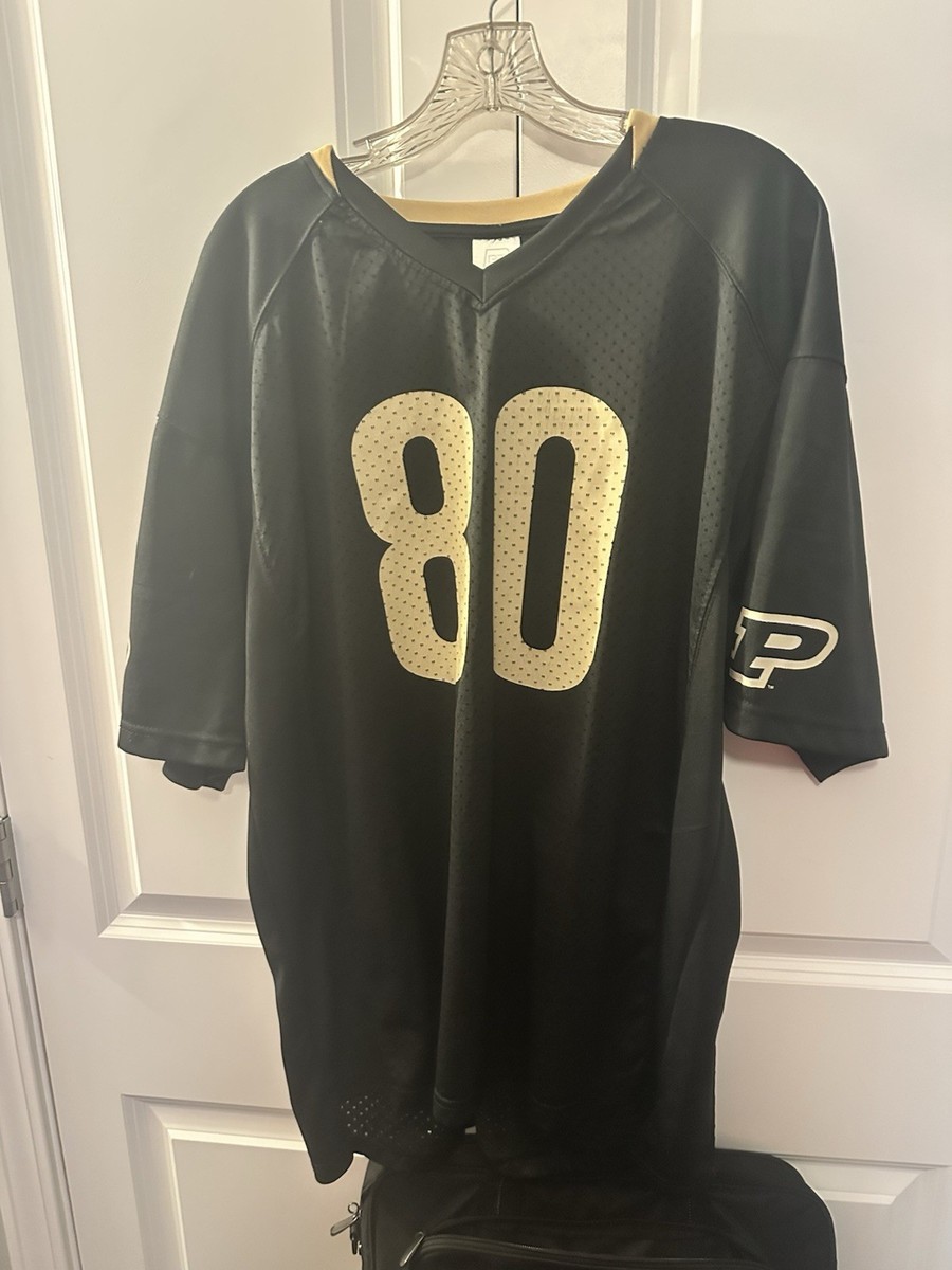 jersey dress for men Purdue Boilermakers #80 Football Men's Size XL Black Gold Proedge 26July4th40