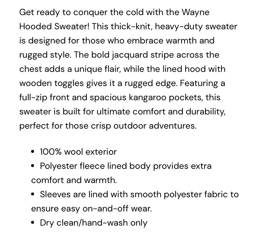 Свитер Lost Horizons Wayne никогда не носился - Изображение 4 из 4