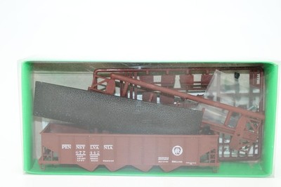 Bowser HO Scale PRR Pennsylvania Circle Keystone H21a 4 Bay Hopper Car Kit NIB