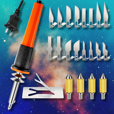 22 Pieces Electric Hot Knife Cutter Tool Kit Include Hot Knife Plastic Cutter Wi