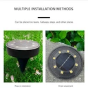 1PCS Solar Disk Lights Buried Light Outdoor Garden Under Ground Lamp