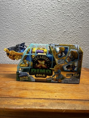 Treasure X Dino Gold Dino Frozen Dissection with Glow-In-The-Dark Dinosaur T-Rex