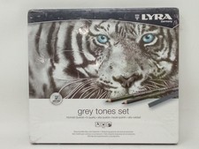 Lyra Germany Grey Tones Set Charcoal Sticks and Pencils 25pc. L2051251