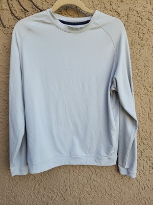 Peter Millar Cradle Bandon Trails Logi, Crewneck  Shirt Long Sleeve, Grey, S