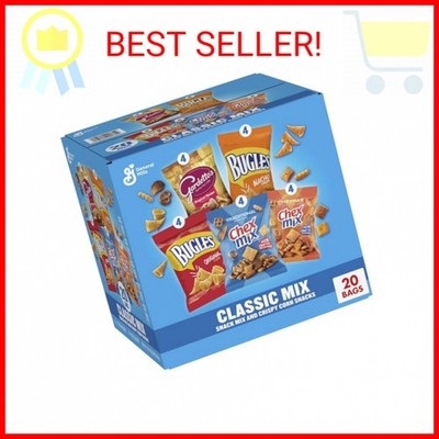 Classic Mix Snack Variety Pack, Bugles Original and Nacho Cheese, Gardetto's Ori
