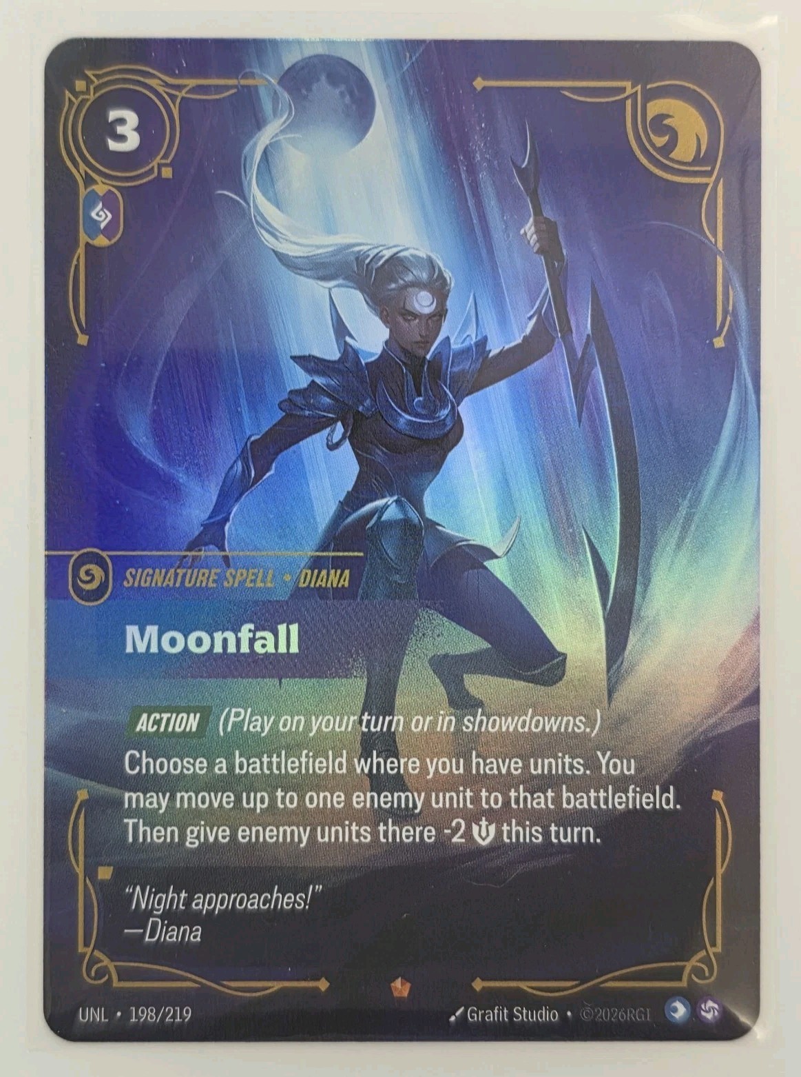 Moonfall 198/219 Unleashed Foil Epic Riftbound League of Legends TCG English NM