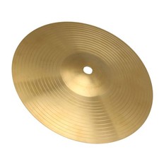 Golden 8 Inch Drum Cymbal Brass Alloy Crash Percussion Accessory Drum Kit